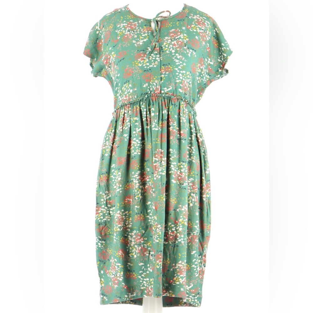 Cotelac Acote Floral Tie Dress with Bubble Hem